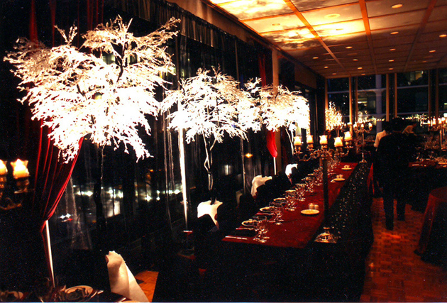 Ice crystal trees