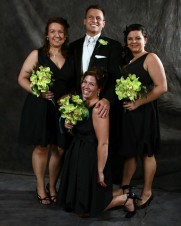 Orchid and Peacock Wedding