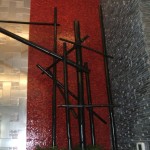Greenscape Design Black Bamboo Ikebana Arrangement Office Lobby