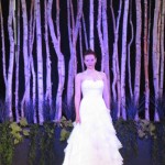 Greenscape Design Bride with Natural Birch Pole Backdrop