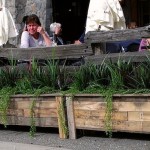 Greenscape Design Burgoo Main Street Reclaimed Wood Planters
