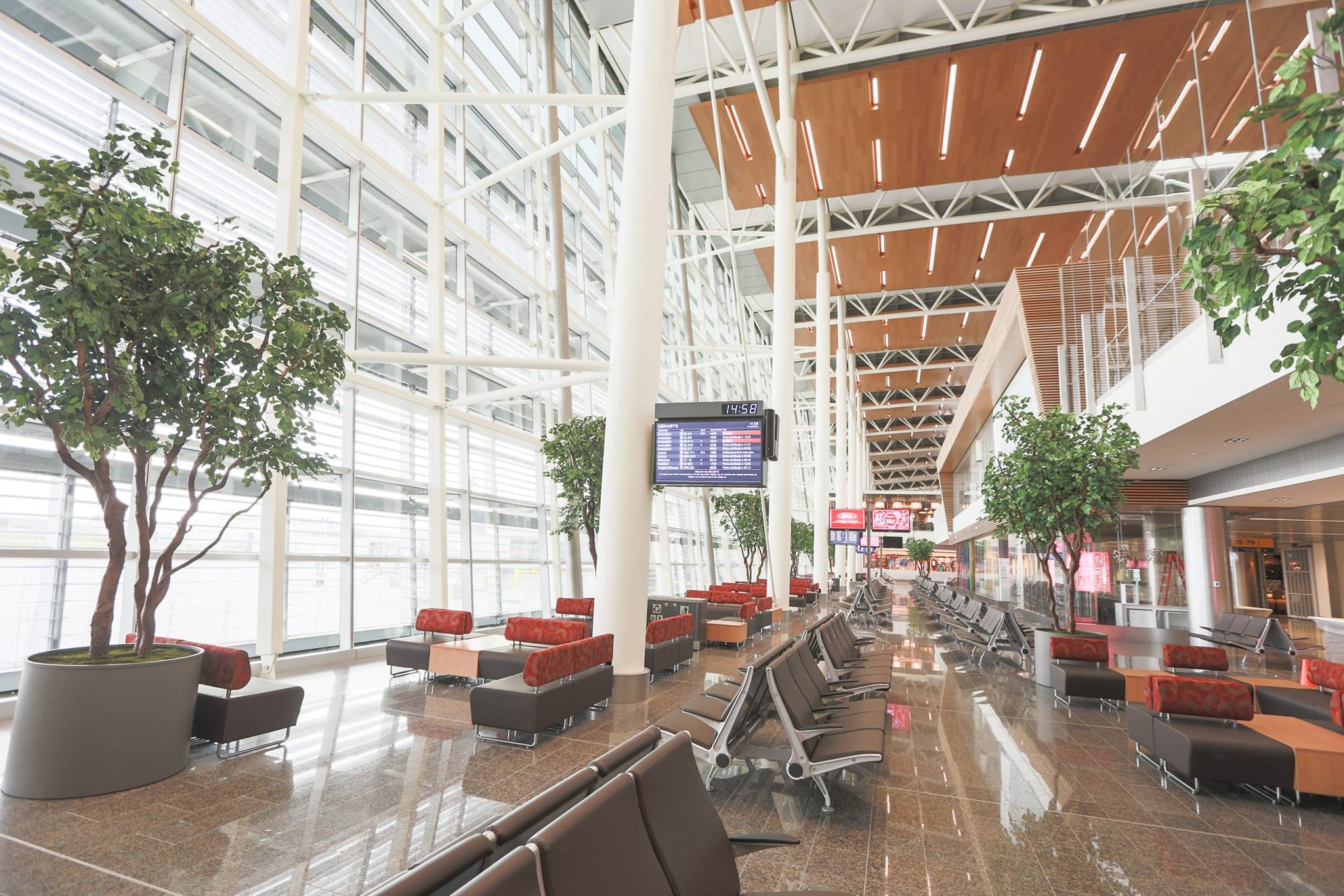 Airport Tree Decor // The Calgary Airport Authority Greenscape Design