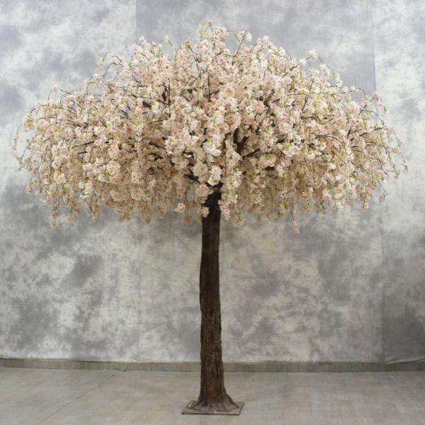 Canopy Tree Cherry Blossom Synthetic Trunk Greenscape Design & Decor